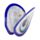 Evil Eye Oval Hair Claw Clip