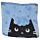 Feline Fine Black Cat Compressed Travel Towel