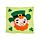 Lucky of the Irish Leprechaun & Shamrock Compressed Travel Towel