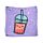Foodiemals Bubble Tea Compressed Travel Towel