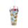 Foodiemals Boulangerie Double Walled Cup & Straw with Charms