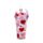 J'Adoramals Heart Double Walled Cup & Straw with Charms
