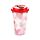 Shatterproof Amore Hearts Double Walled Cup & Straw