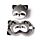 Relaxeazzz Raccoon Plush Travel Pillow & Eye Mask
