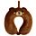 Relaxeazzz Bear Plush Memory Foam Travel Pillow