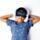 Relaxeazzz Game Over Shaped Plush Travel Pillow & Eye Mask