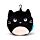 Relaxeazzz Feline Fine Cat Plush Travel Pillow & Eye Mask