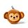 Relaxeazzz Monkey Plush Travel Pillow & Eye Mask