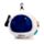 Relaxeazzz Space Cadet Plush Travel Pillow & Eye Mask