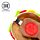 Relaxeazzz Fast Food Burger Plush Travel Pillow & Eye Mask