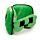 Relaxeazzz Minecraft Creeper Shaped Plush Travel Pillow & Eye Mask