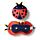 Relaxeazzz Adorabugs Ladybird Plush Travel Pillow & Eye Mask