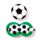 Relaxeazzz Football Plush Travel Pillow & Eye Mask