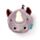 Relaxeazzz Rhino Plush Travel Pillow & Eye Mask