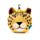 Relaxeazzz Leopard Plush Travel Pillow & Eye Mask
