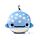 Relaxeazzz Adoramals Aoi the Whale Shark Plush Travel Pillow & Eye Mask