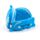 Relaxeazzz Adoramals Blu the Dolphin Plush Travel Pillow & Eye Mask