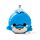 Relaxeazzz Adoramals Blu the Dolphin Plush Travel Pillow & Eye Mask