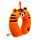 Relaxeazzz Alfie the Tiger Adoramals Plush Memory Foam Travel Pillow