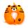 Relaxeazzz Alfie the Tiger Adoramals Plush Memory Foam Travel Pillow