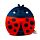 Squidglys Adorabugs Tilly the Ladybug Plush Toy