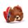 Relaxeazzz Paddington Bear Shaped Plush Travel Pillow & Eye Mask