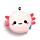 Relaxeazzz Adoramals Maddie the Axolotl Travel Pillow & Eye Mask