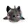 Relaxeazzz Dexter the Bat Adoramals Travel Pillow & Eye Mask