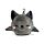 Relaxeazzz Dexter the Bat Adoramals Travel Pillow & Eye Mask