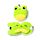 Relaxeazzz Silas the Frog Adoramals Travel Pillow & Eye Mask