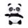 Swapseazzz Adoramals Susu the Panda 2-in-1 Plush Travel Pillow & Toy