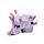 Relaxeazzz Minecraft Axolotl Shaped Plush Travel Pillow & Eye Mask