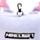 Relaxeazzz Minecraft Axolotl Shaped Plush Travel Pillow & Eye Mask