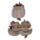 Relaxeazzz Pusheen Cat with Sunglasses Shaped Travel Pillow & Eye Mask
