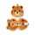 Relaxeazzz Mimi the Marmot Mountain Animal Plush Travel Pillow & Eye Mask