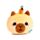 Relaxeazzz Duke the Capybara Plush Travel Pillow & Eye Mask