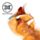 Relaxeazzz Highland Coo Cow Plush Furry Fringe Travel Pillow & Eye Mask