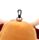 Relaxeazzz Highland Coo Cow Plush Furry Fringe Travel Pillow & Eye Mask