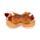 Relaxeazzz Highland Coo Cow Plush Furry Fringe Travel Pillow & Eye Mask