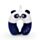 Relaxeazzz Adoramals Banjo the Panda Plush Kids Memory Foam Travel Pillow