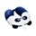 Relaxeazzz Adoramals Banjo the Panda Plush Kids Memory Foam Travel Pillow