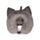Hoodeazzz Beans & Co Pepper the Cat Plush Memory Foam Travel Pillow & Hood