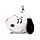 Relaxeazzz Peanuts Snoopy Plush Travel Pillow & Eye Mask