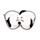 Relaxeazzz Peanuts Snoopy Shaped Plush Travel Pillow & Eye Mask