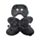 Relaxeazzz Game Over Game Controller Shaped Plush Travel Pillow & Eye Mask