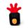 Relaxeazzz Feathers McGraw Shaped Plush Travel Pillow & Eye Mask