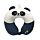 Relaxeazzz Adoramals Panda Plush Memory Foam Travel Pillow