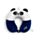 Relaxeazzz Adoramals Panda Plush Memory Foam Travel Pillow