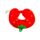 Relaxeazzz Foodiemals Ellie the Strawberry Plush Kids Memory Foam Travel Pillow
