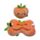 Relaxeazzz Foodiemals Peach Plush Travel Pillow & Eye Mask